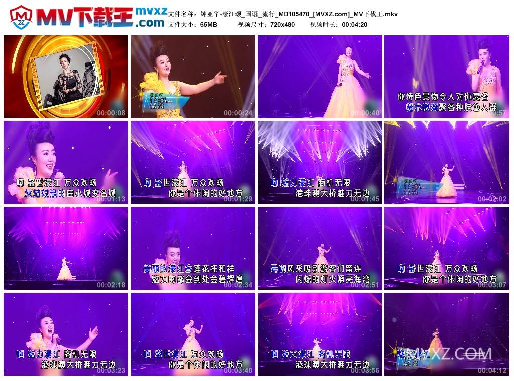 钟亚华-濠江颂_国语_流行_MD105470